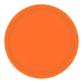 Orange Plates (20 Pack) - The Party Room